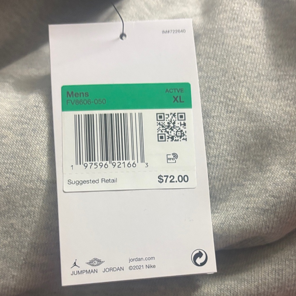 Jordan Gray Jumpman Hoodie and Sweatpants Set size XL - Picture 5 of 6